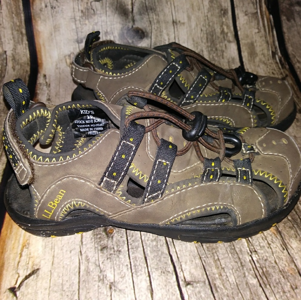 Little boys size 10 LL Bean Sandals